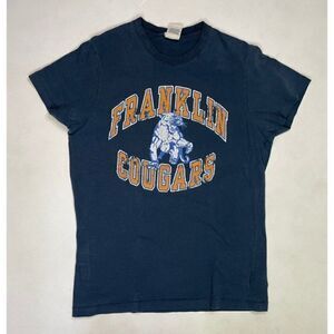 Franklin & Marshall Graphic T-shirt Men Medium Blue Short Sleeve